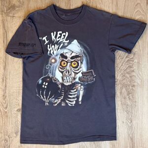 Jeff Dunham Achmed Skeleton Tee Black “I Keel You” Comedy T-Shirt M